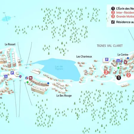 Lägenhetshotell Pierre & Premium L'ecrin Des Neiges